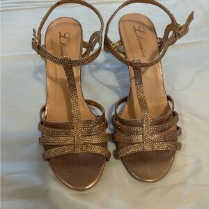 Lauren Lorraine Tan Strappy Women's Sandals